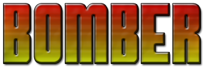 Bomber logo for ZX Spectrum